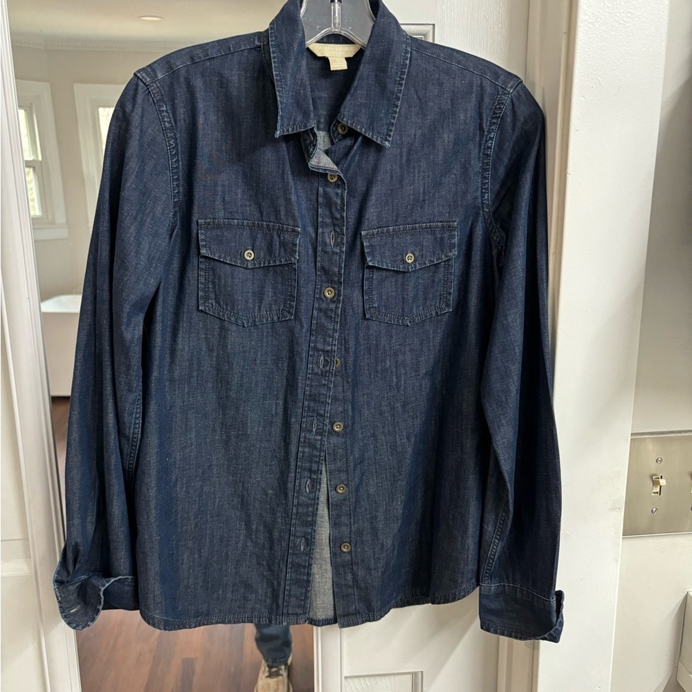 Banana Republic Dark Blue Button Down Shirt
